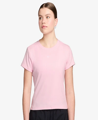 Nike Sportswear Women's Tight Ribbed Short Sleeve T-Shirt