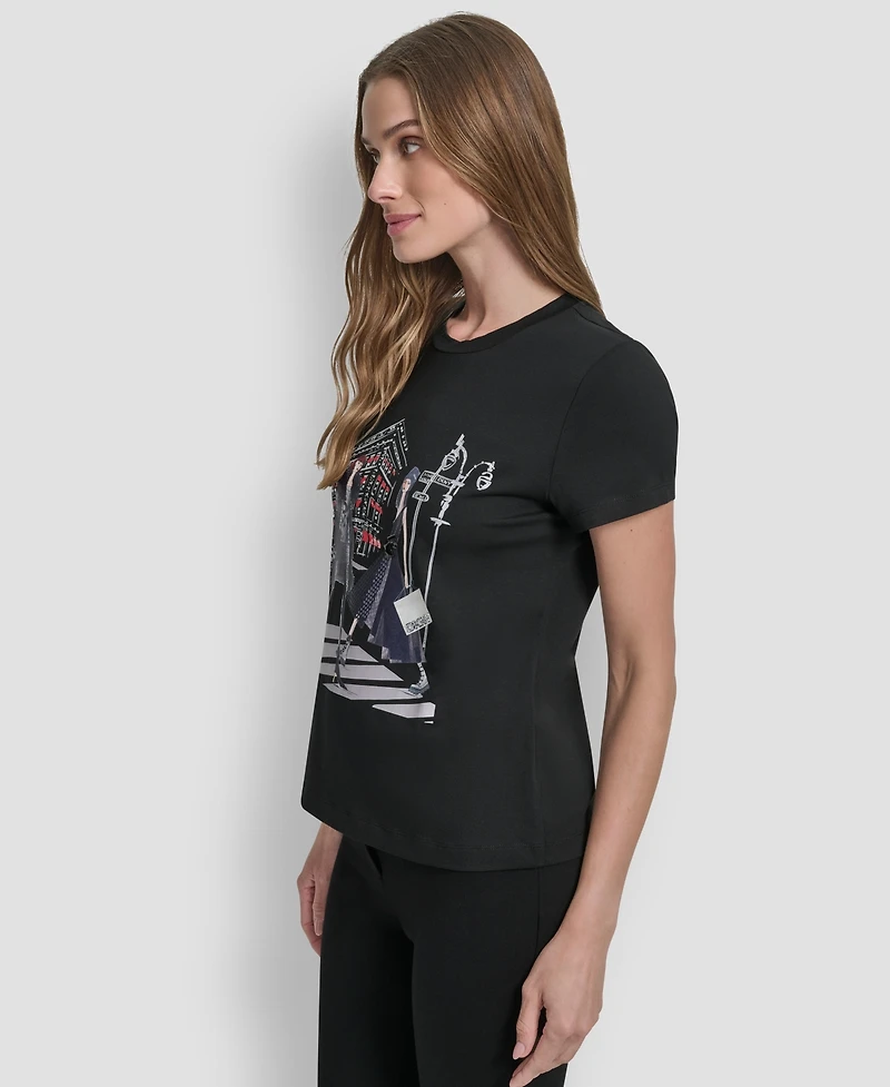 Dkny Women's Short Sleeve T-Shirt