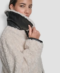 Dkny Women's Long Sleeve Zip Up Jacket