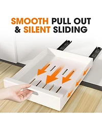 Cheer Collection Cabinet Drawer Slide Out