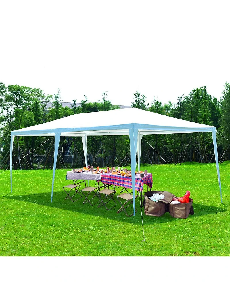 Mecale Awning Tent, Outdoor Gazebo, Canopy with Sturdy Steel Frame, Easy Assembly Large Shelter