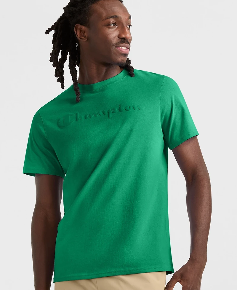 Champion Men's Classic Logo Crewneck Short-Sleeve T-Shirt