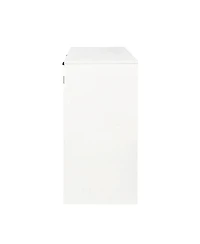 Casainc Laundry Cabinet with Doors, Tilt-Out Hamper, and Adjustable Shelf