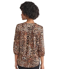 Jones New York Petite V-Neck Blouse