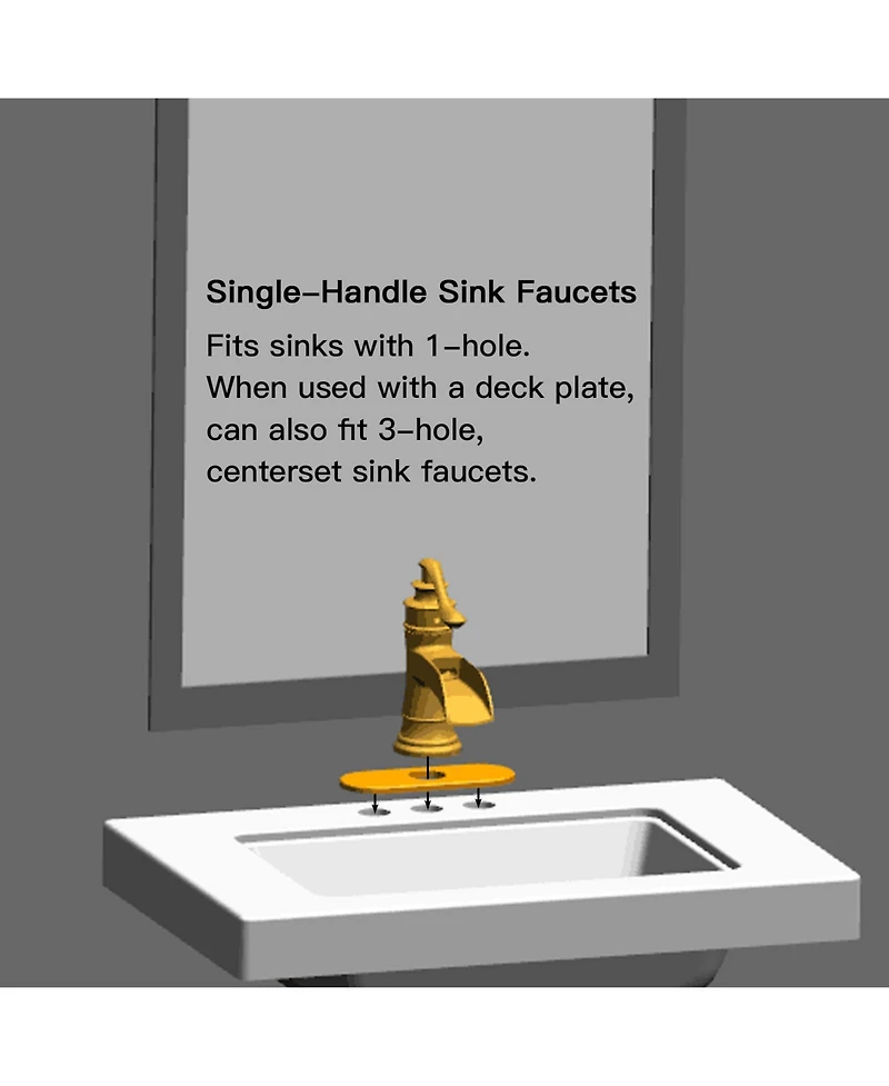 Greenspring Single Hole Single-Handle Low-Arc Bathroom Faucet With Pop-up Drain Assembly In Brushed Nickel