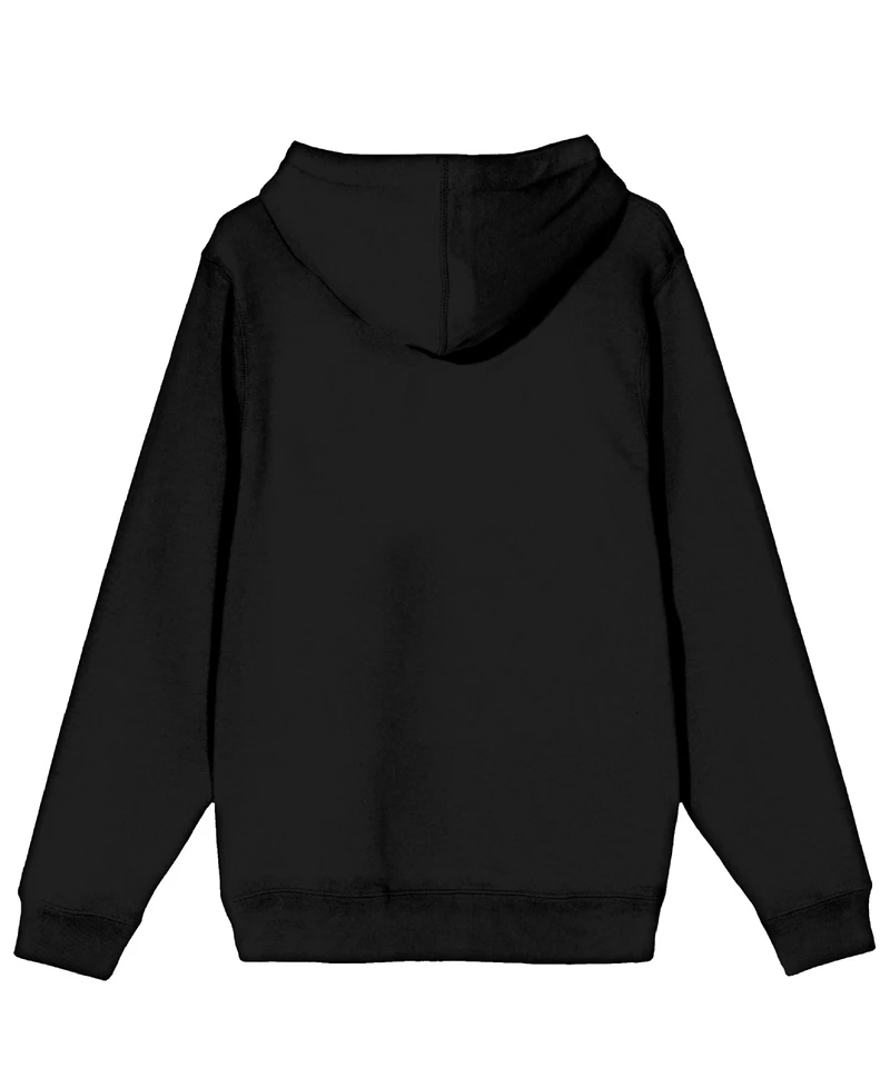 Pabst Blue Ribbon Skeleton Skull With a Beer Adult Black Hoodie-3XL