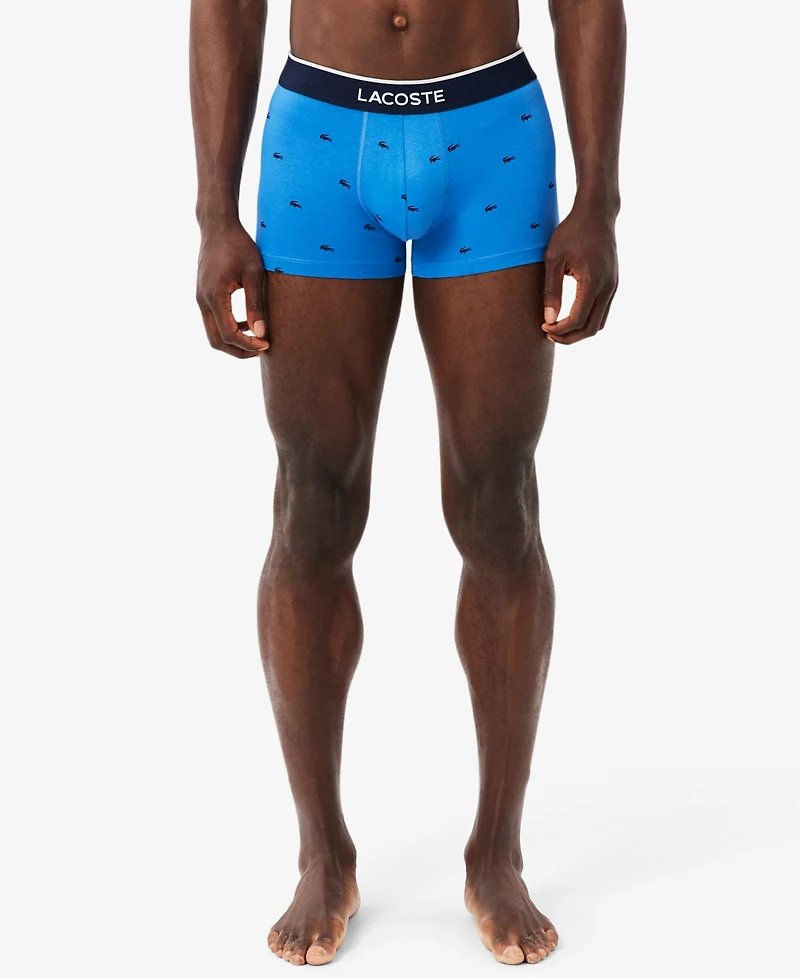 Lactose Men's 3-Pack Lifestyle All Over Print Trunks