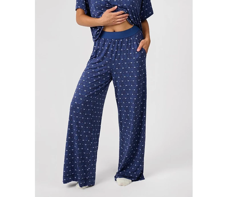 WeWoreWhat Women's Sleep Wide Leg Pant