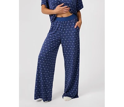 WeWoreWhat Women's Sleep Wide Leg Pant