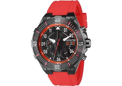 Invicta Men's 39897 Aviator Quartz Multifunction Black Dial Watch