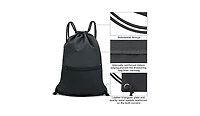 Urbanmax Drawstring Backpack Bag Sport Gym Sackpack