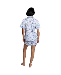 Sant and Abel Women's Skydog Blue Toile Short Pj Set