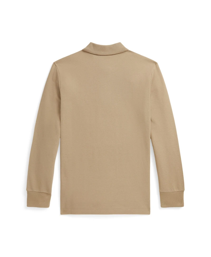Polo Ralph Lauren Big Boys Cotton Mesh Long Sleeve Polo Shirt
