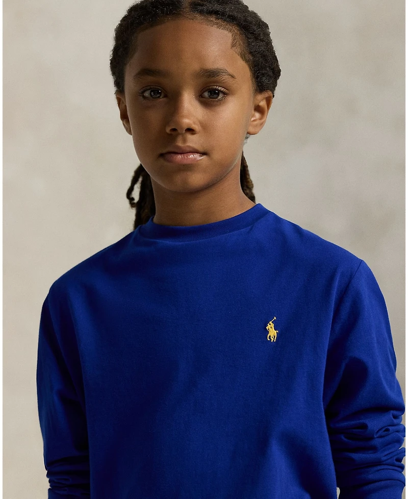 Polo Ralph Lauren Big Boys Cotton Jersey Long Sleeve T-Shirt