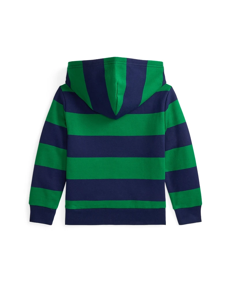 Polo Ralph Lauren Toddler and Little Boys Rugby-Stripe Fleece Hoodie