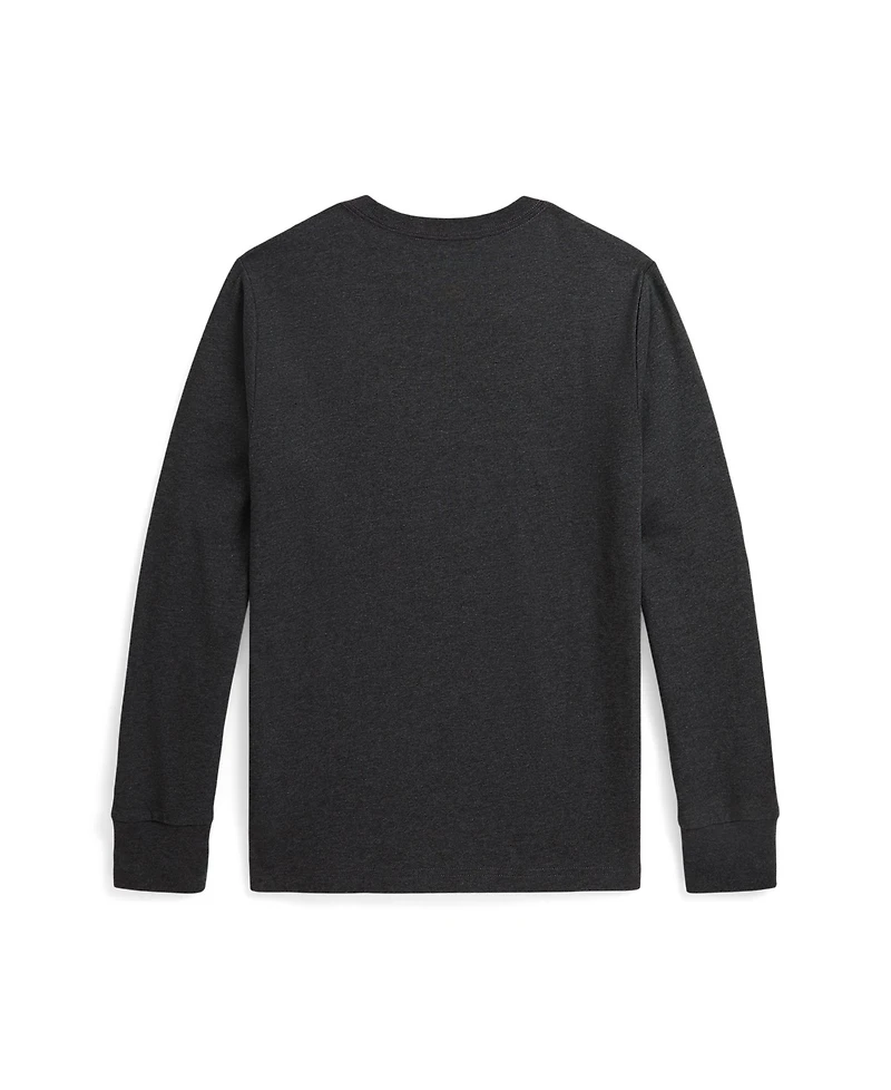 Polo Ralph Lauren Big Boys Cotton Jersey Graphic Long Sleeve T-Shirt