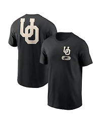 Nike Men's Black Oregon Ducks Fashion 2-Hit T-Shirt