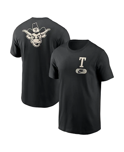 Nike Men's Black Texas Longhorns Fashion 2-Hit T-Shirt