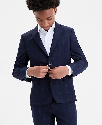 Michael Kors Big Boys Checkered Jacket