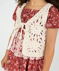 Rare Editions Toddler and Little Girls Patchwork Dress