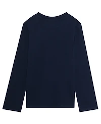 B By Brooks Brothers Big Boys New York Logo Long Sleeve T-Shirt