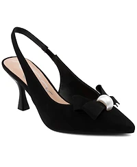 Sugar Women's Dazzy Bow Detail Pointed Toe Dress Pumps