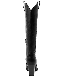 Sugar Women's Nails Studs Pointed Toe Boots