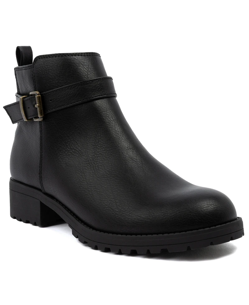 Sugar Women's Cameron Buckle Detail Ankle Booties