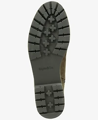 Style & Co Women's Vaill Lug Wedge Booties, Macy's Exclusive