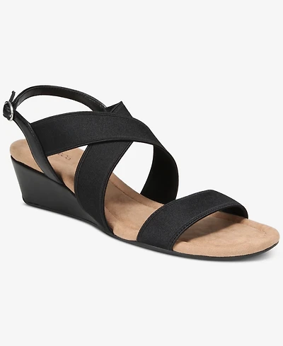 Style & Co Women's Vonniie Round Toe Wedge Sandals, Macy's Exclusive