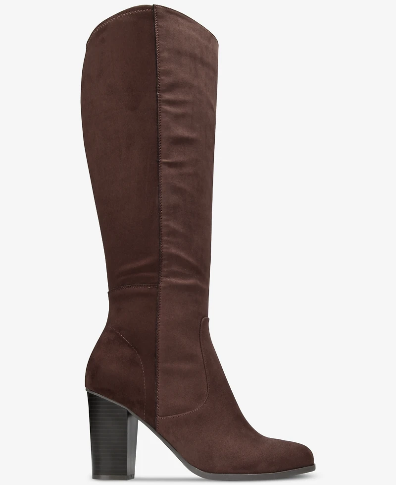 Style & Co Women's Addyy Knee High Dress Boots, Created for Macy's