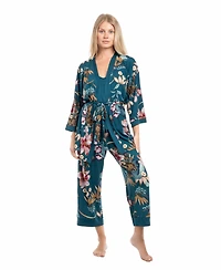 Linea Donatella Women's Knit Mihoko 3Pcs Travel and Sleep Pajama Set