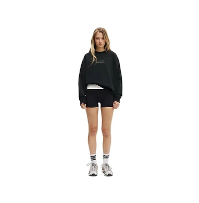 Cotton On Women's Active Plush Graphic Crew Sweatshirt
