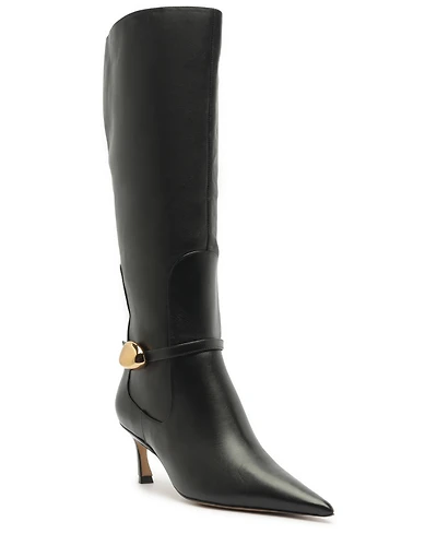 Arezzo Women's Farrah Low Stiletto Heel Boots