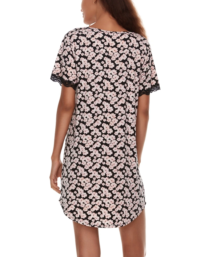 Flora by Nikrooz Women's Kathleen Short Sleeve Sleepshirt