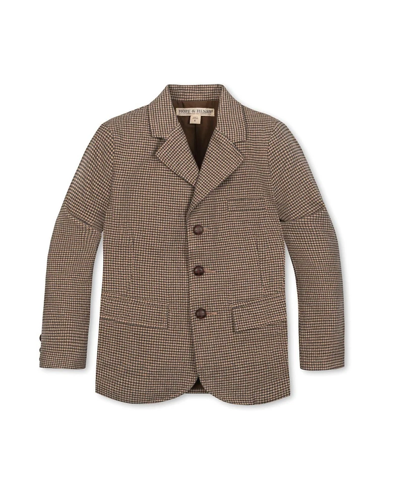 Hope & Henry Toddler Boys' Organic Brushed Cotton Suit Jacket