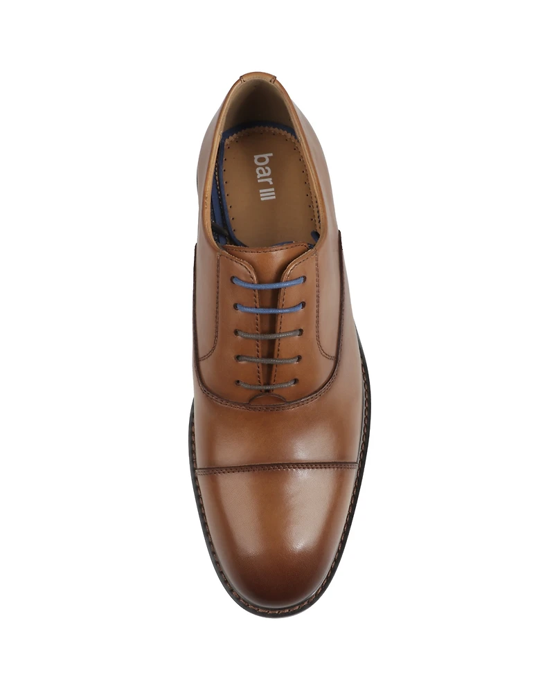 Bar Iii Men's Ashtonn Cap-Toe Leather Oxford Dress Shoes, Created for Macy's