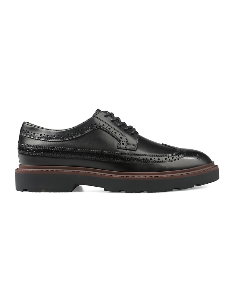 Bar Iii Men's Williem Leather Wingtip Lace-Up Dress Shoes, Macy's Exclusive