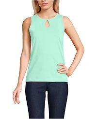 Lands' End Plus Supima Keyhole Tank