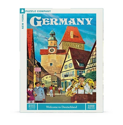 New York Puzzle Company Welcome to Deutschland 1000 Piece Puzzle