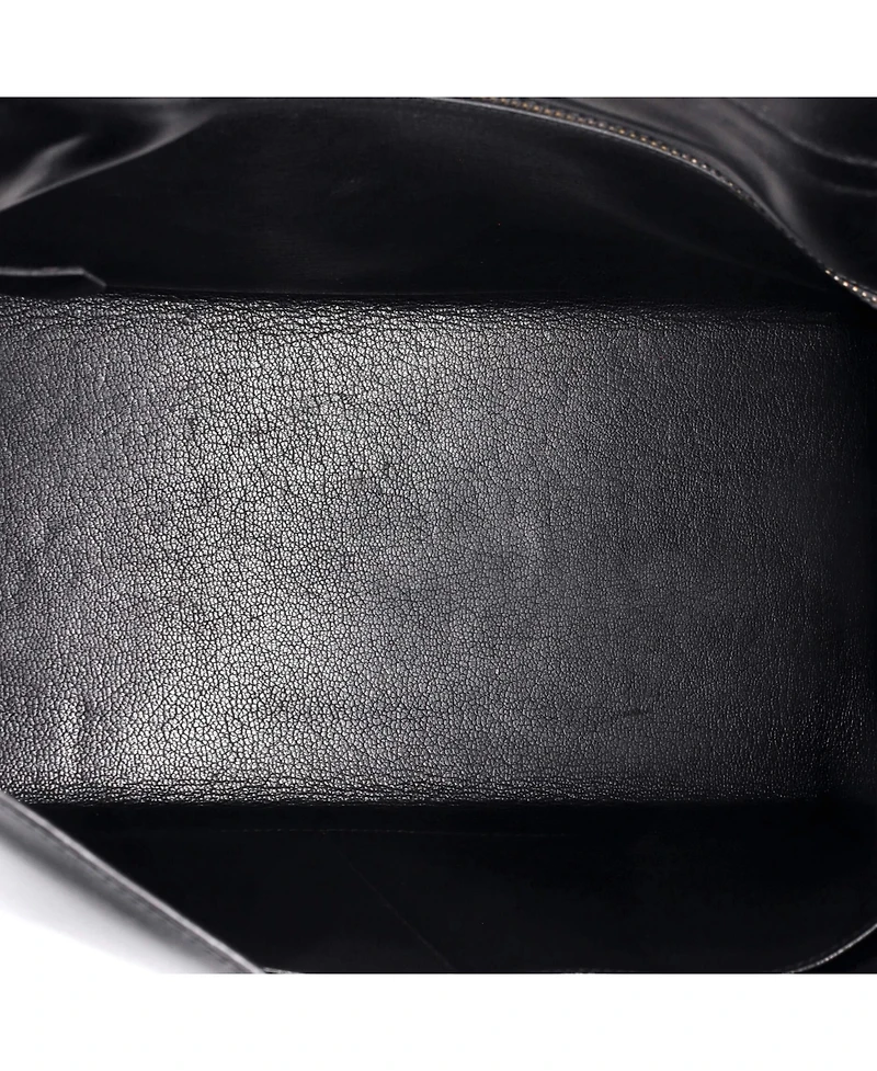 Pre-Owned Hermes Kelly 35 Handbag Black Box Calf with Gold Hardware