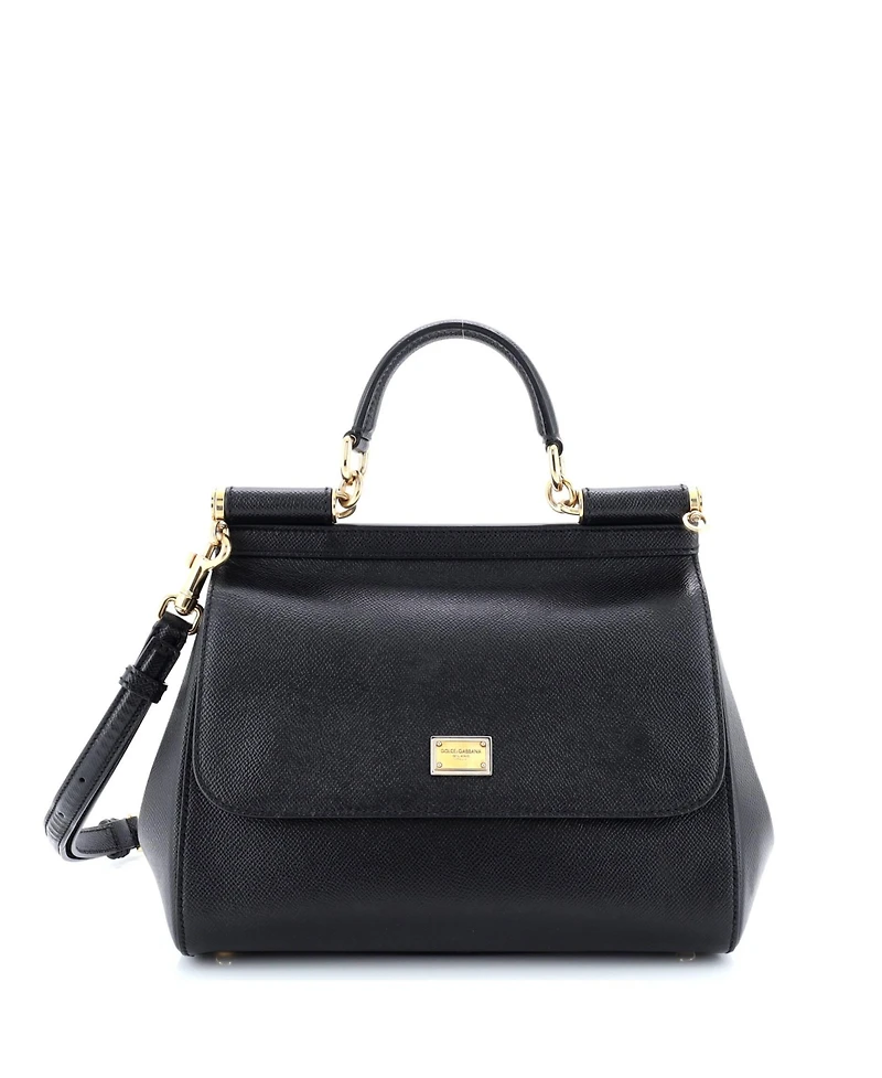 Pre-Owned Dolce & Gabbana Medium Miss Sicily Bag Leather