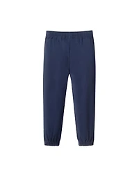 Andy & Evan Toddler/Child Boys Polar Bear Applique Sweater Navy Twill Jogger Set