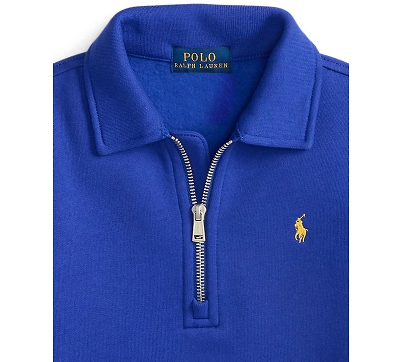 Polo Ralph Lauren Toddler and Little Boys 2-7 Fleece Quarter-Zip Pullover Sweatshirt