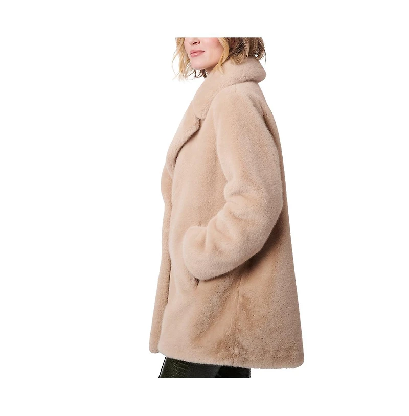 Bernardo Women's Swing Faux Fur Coat