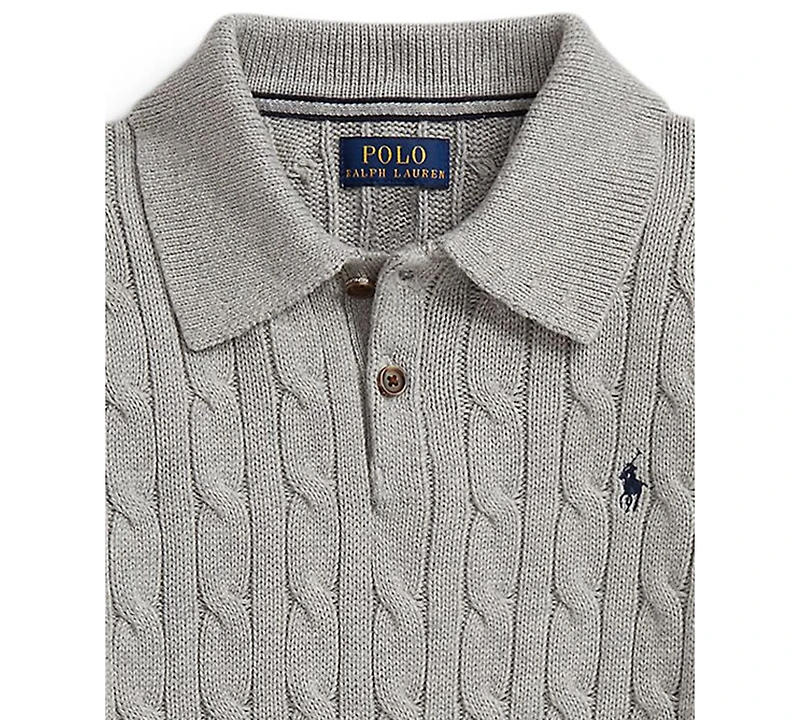 Polo Ralph Lauren Toddler and Little Boys Cable-Knit Cotton Sweater