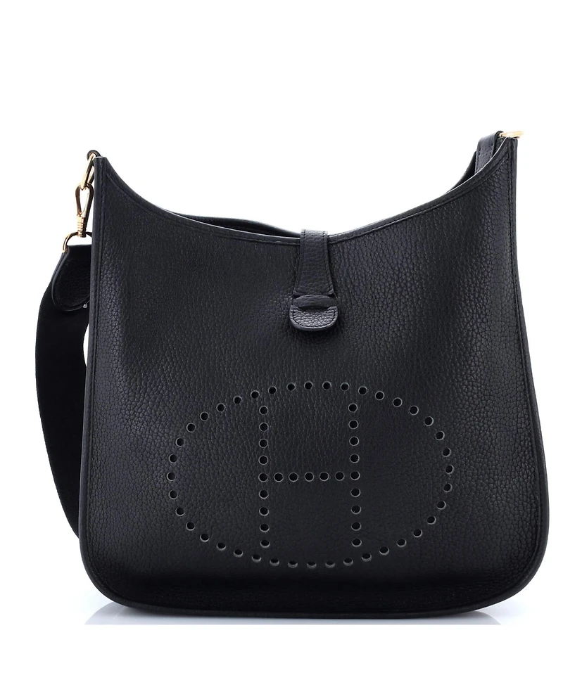 Pre-Owned Hermes Gm Evelyne Bag Gen I Fjord