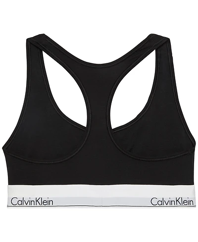 Calvin Klein Women's Icon Cotton Unlined Racerback Bralette QF8493