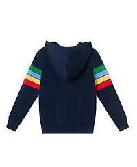 Andy & Evan Toddler/Child Boys Hooded Striped Sweater w/Multi Stripe