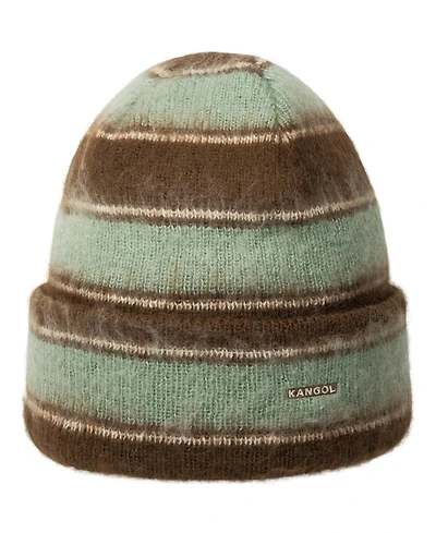 Kangol Men's Fuzzy Stripe Beanie Pull-Ons & Beanies
